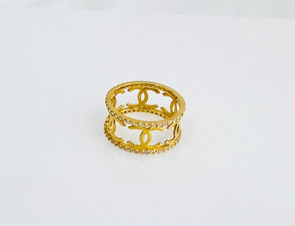 21k Gold Eternity Band