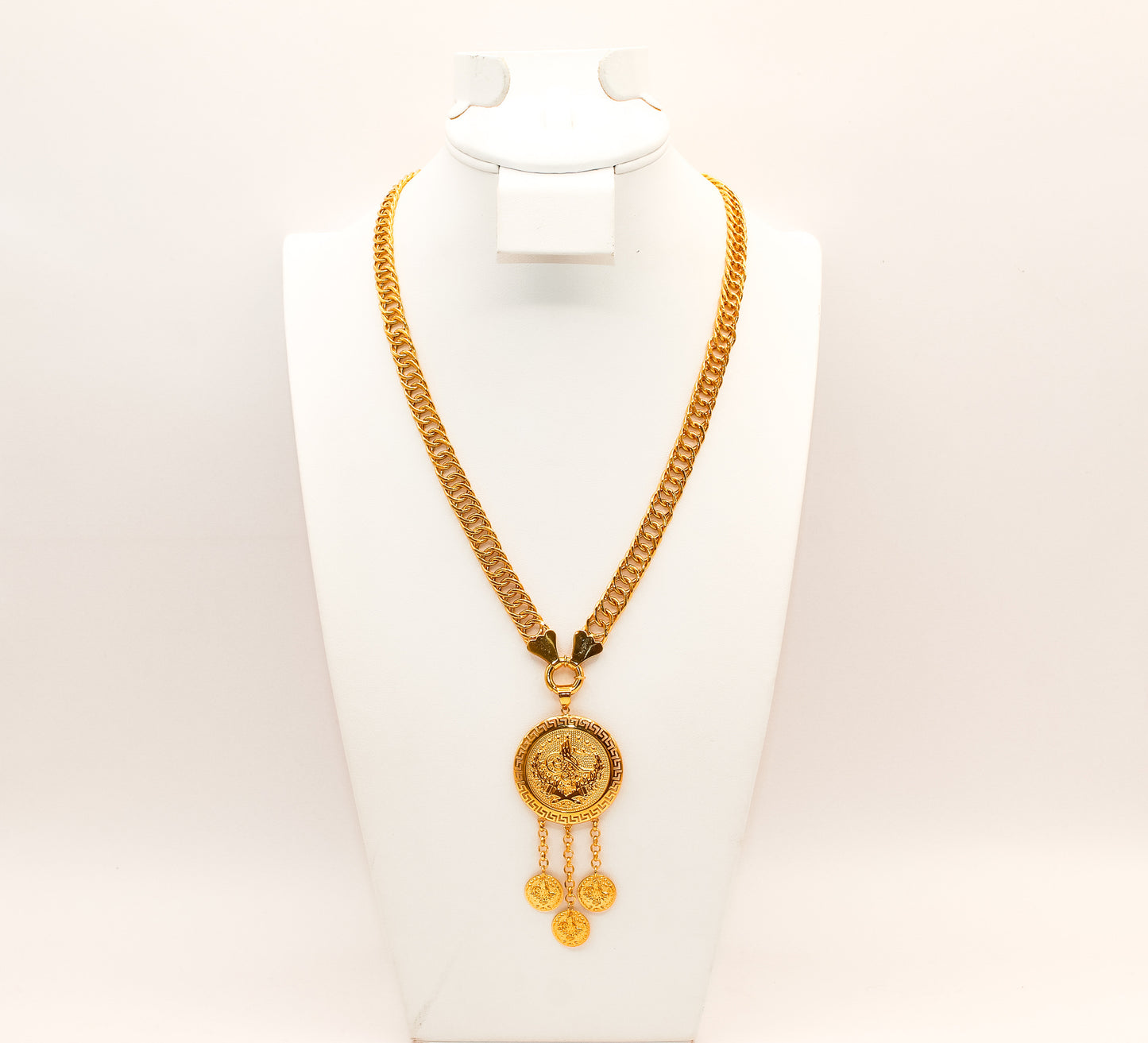 21K Link Coin Necklace