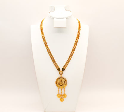21K Link Coin Necklace