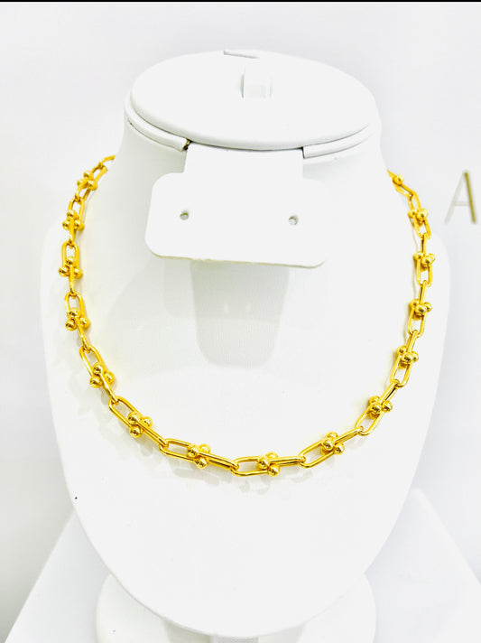 21k Gold link Necklace