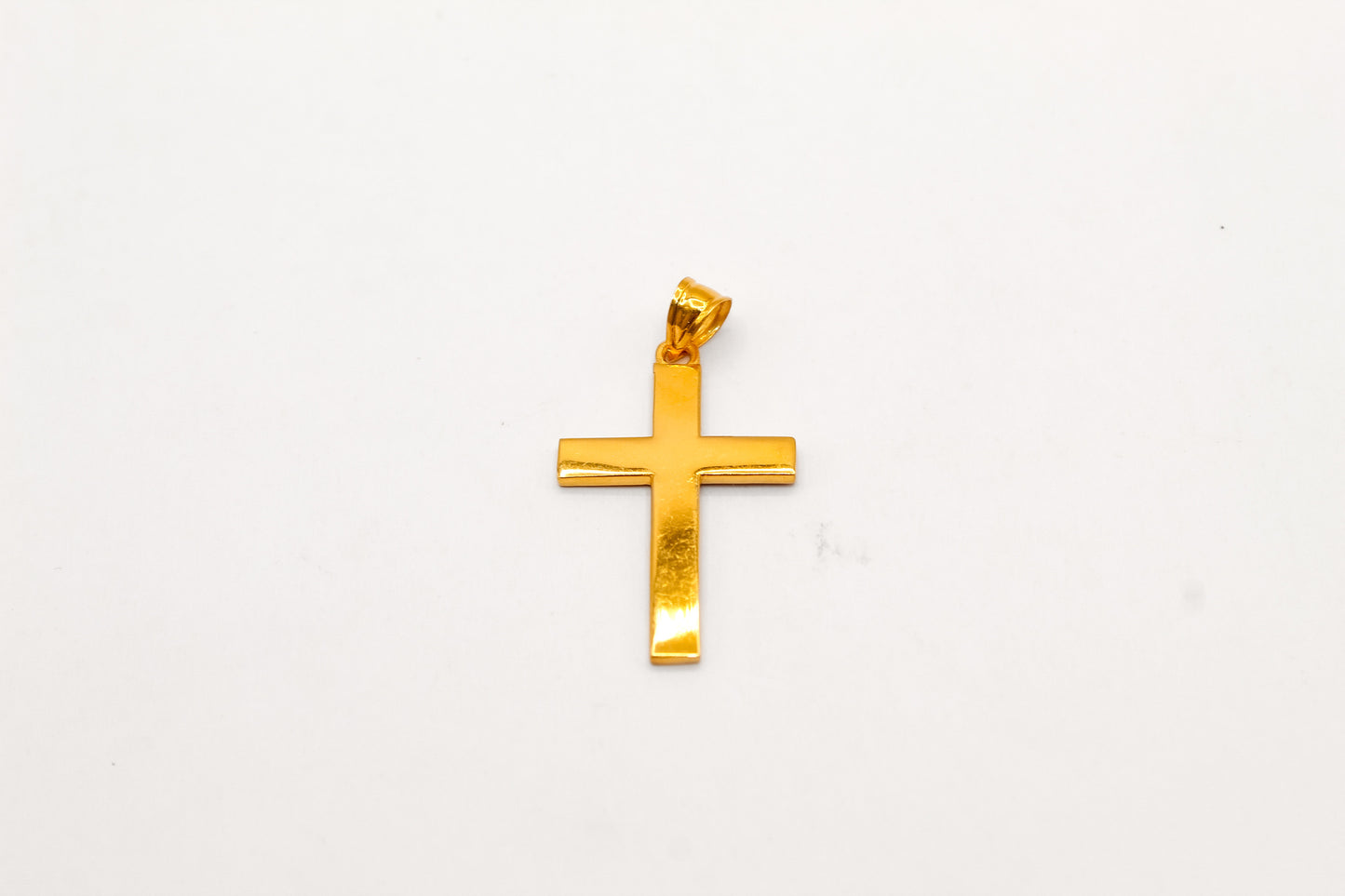 21K Gold Cross Pendant