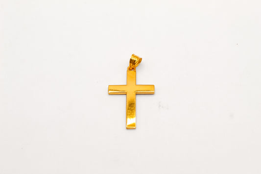 21K Gold Cross Pendant