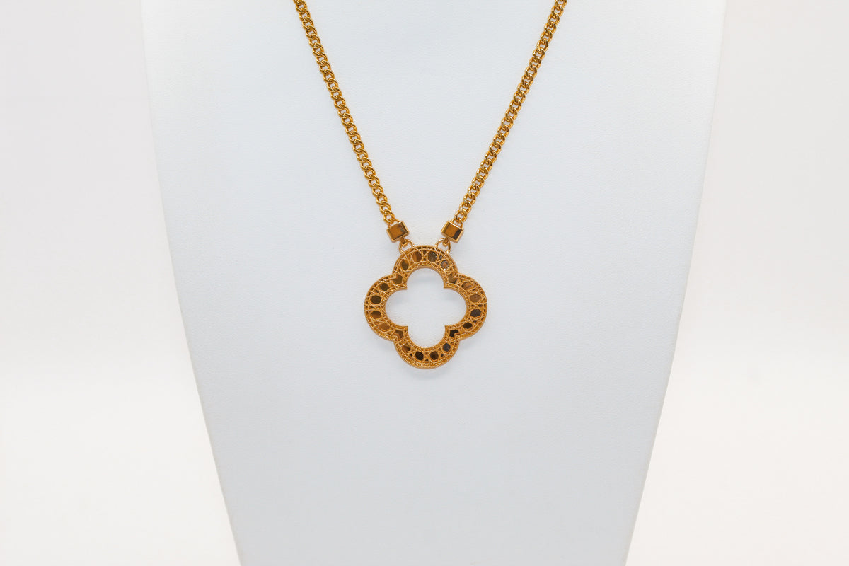 21K Gold Clover Set
