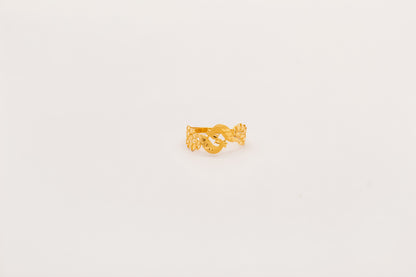 21K Gold Peacock Ring