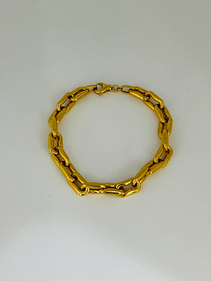 21k Gold Link Bracelet