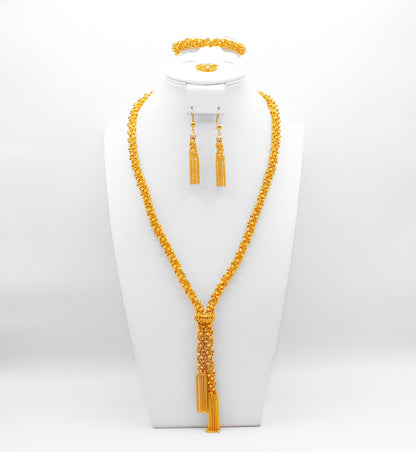 21K Gold Bold Shall Set