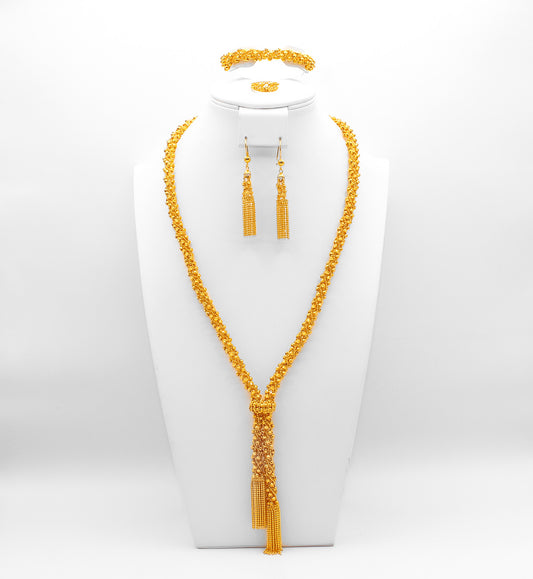 21K Gold Bold Shall Set