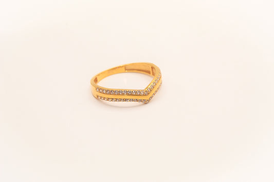 21k Gold Simple Ring