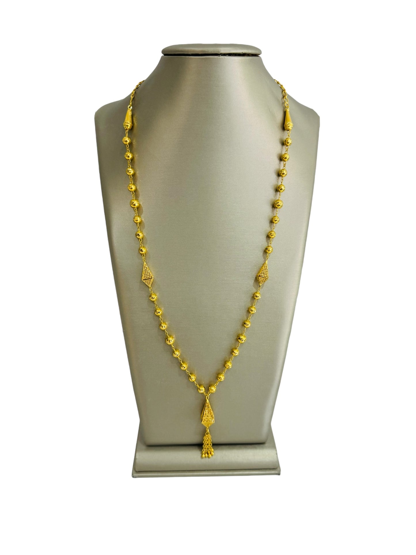 21k Gold Long Necklace