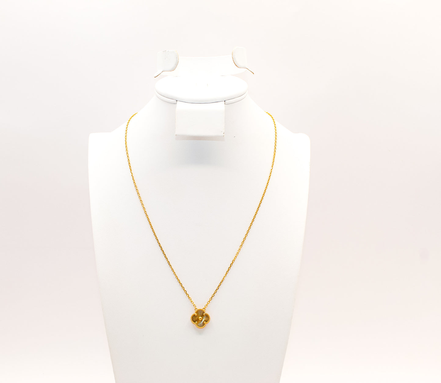 21K Gold Flower Necklace