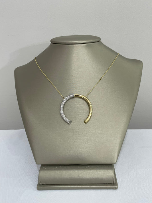14k Gold 1.40 Carat Diamond Necklace