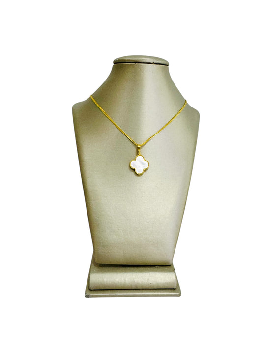 21k Gold Mother Of Pearl Necklace