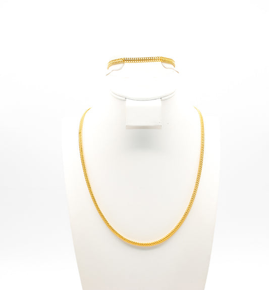 21K Gold Chain Set