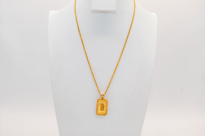 21K Gold Lady Fatuna Necklace, view 2