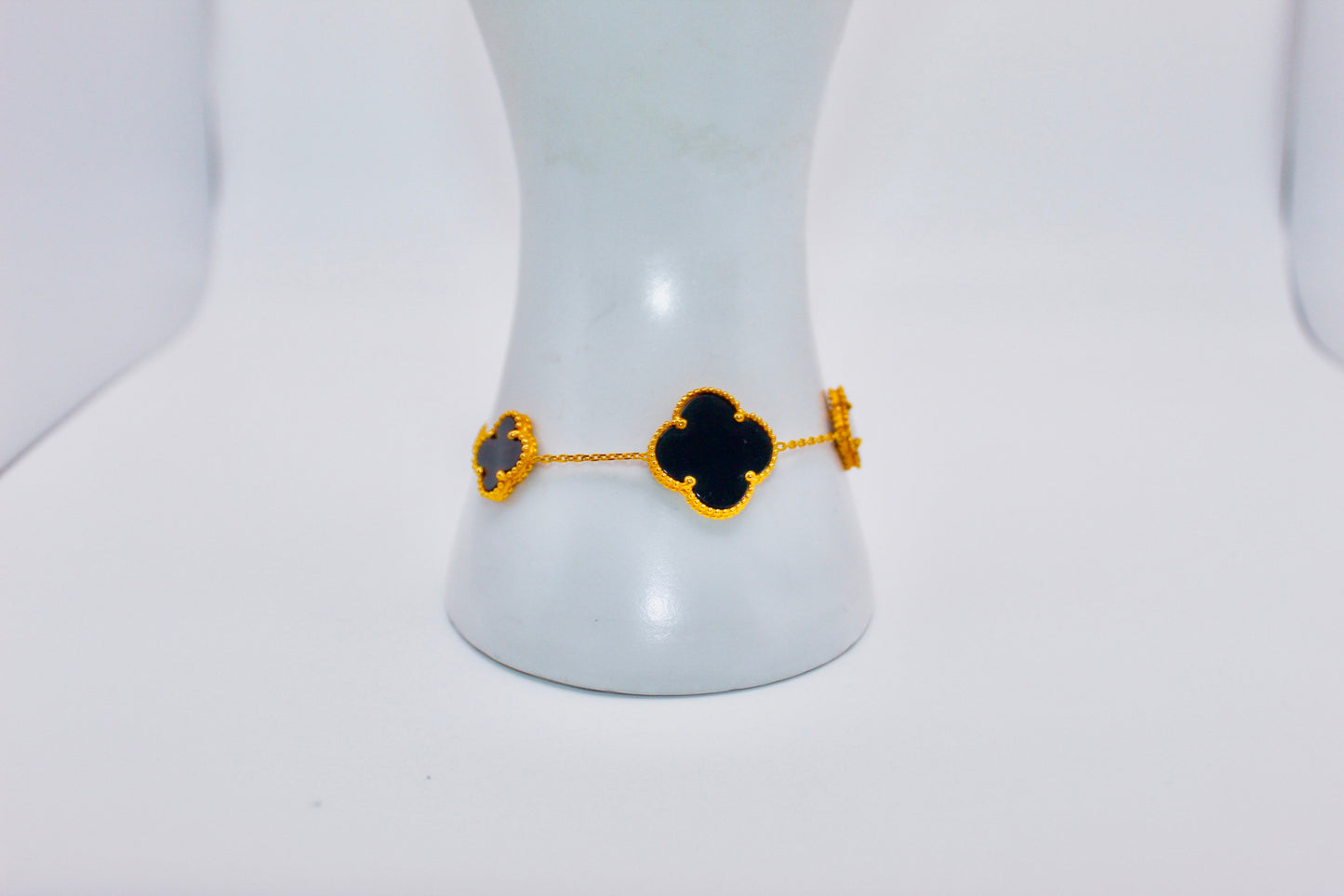 21k Gold Onyx  Bracelet