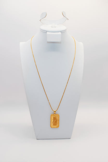 21K Gold Lady Fatuna Necklace, view 2