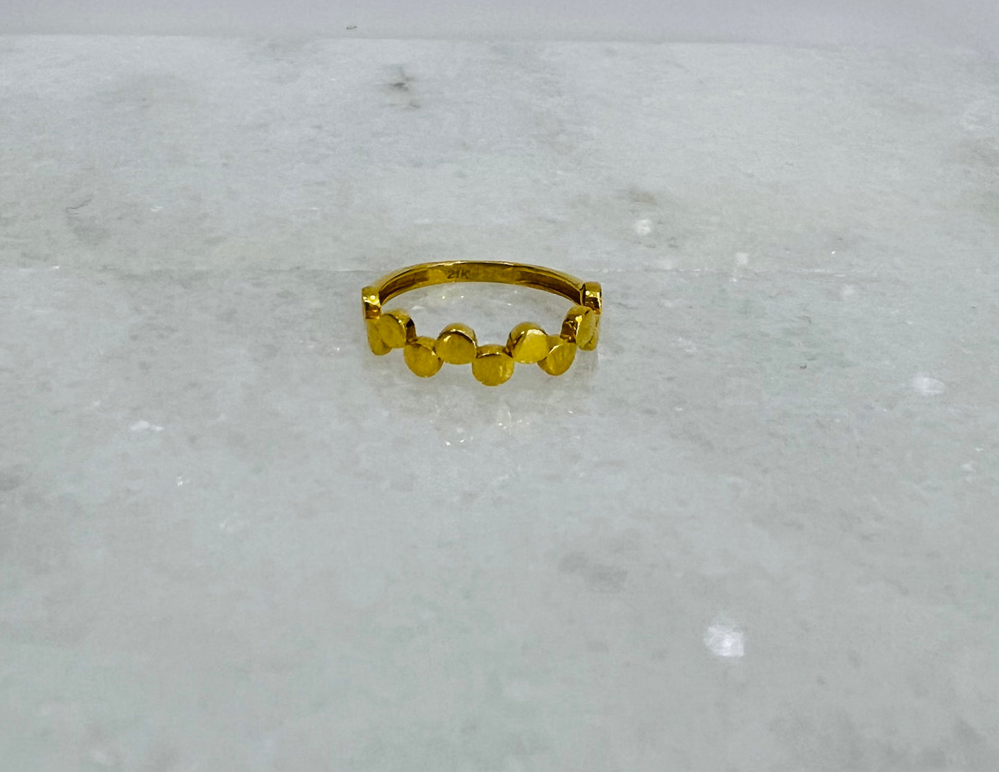 21k gold Stackable Ring