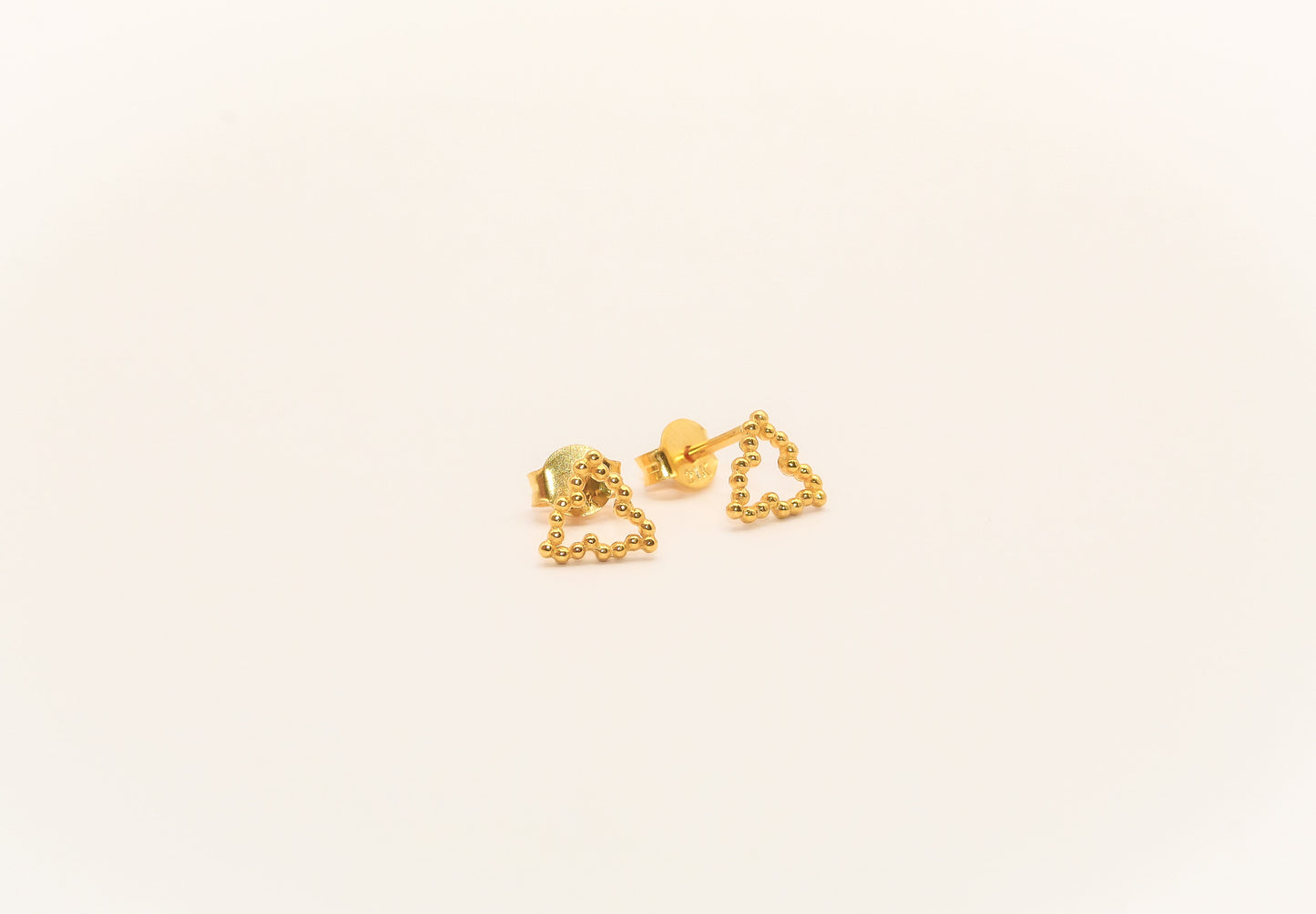 21K Gold Leaf Kids Earrings