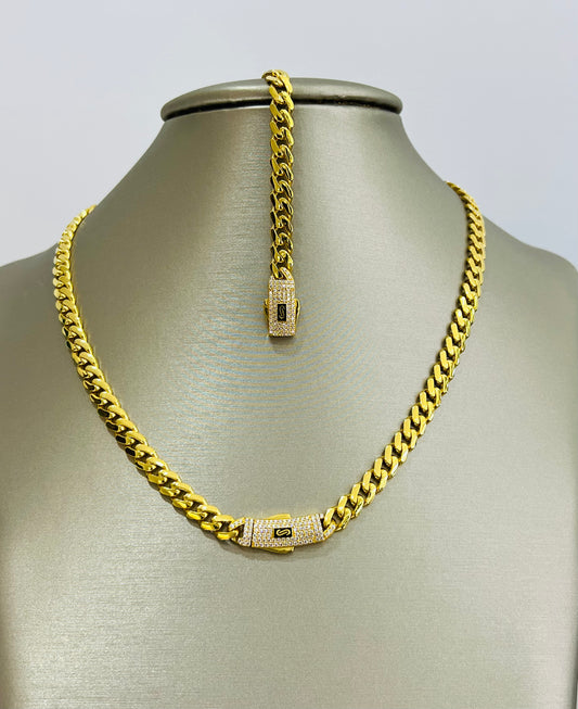 21k Gold Monaco Necklace Set