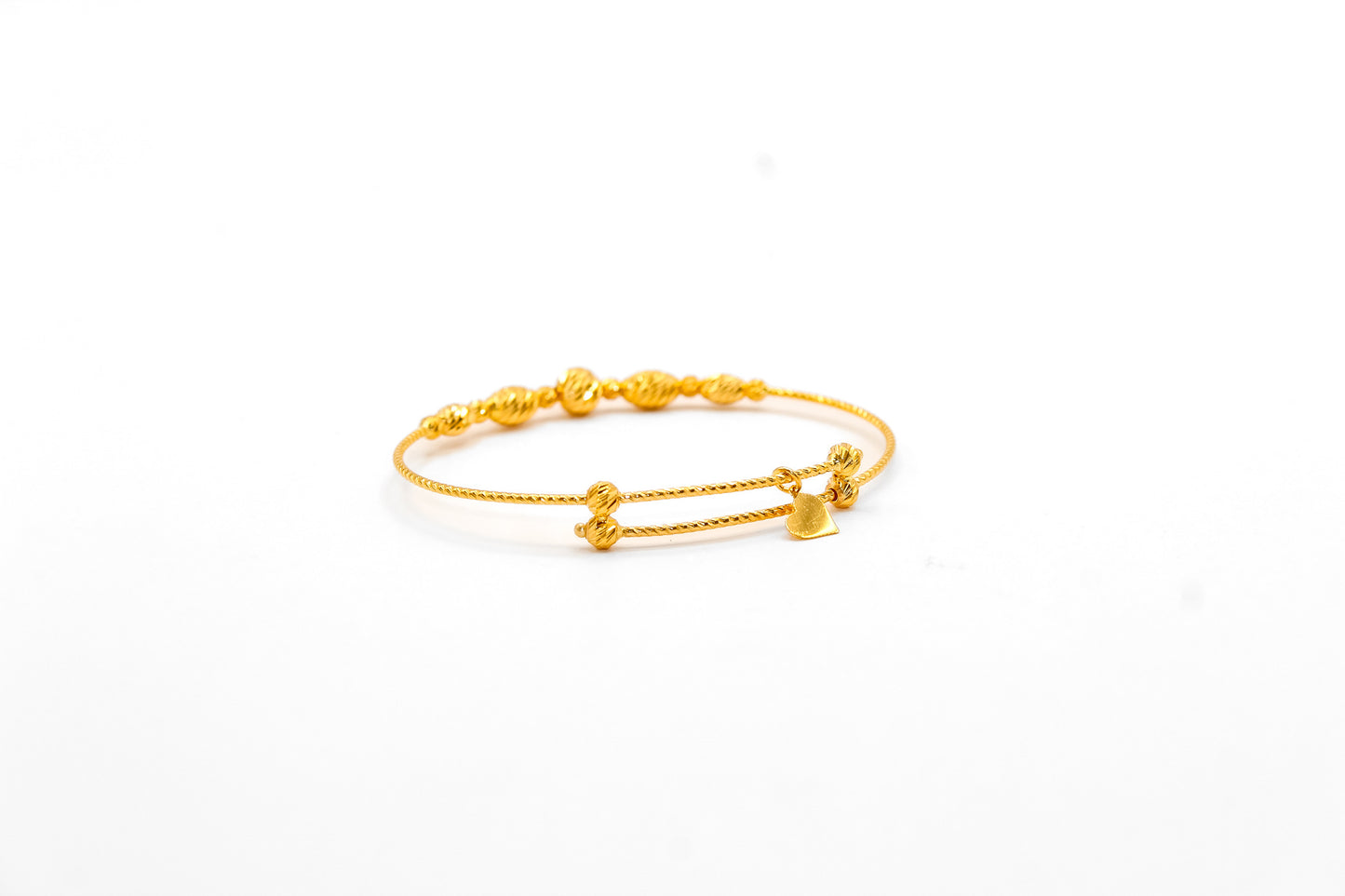 21K Gold Kids Bead Bracelet