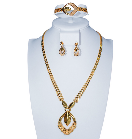 21k Gold Leaf Motif Set