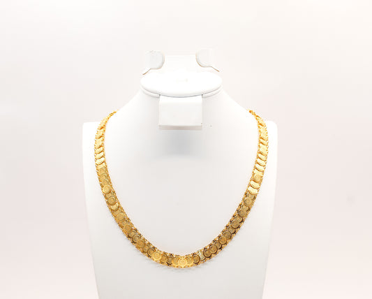 21K Gold Coin Necklace