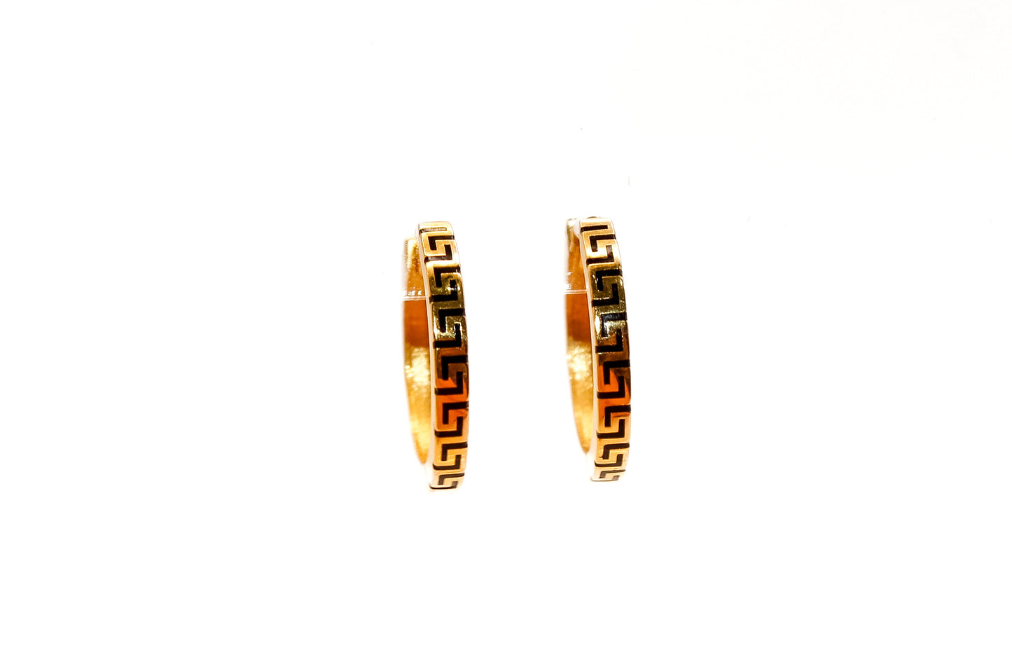 21K Gold Hoop Earrings