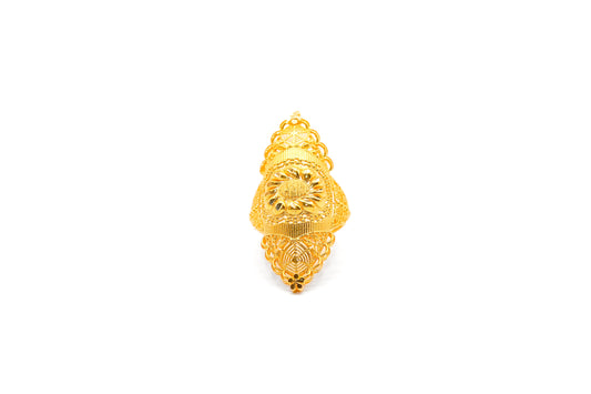 21K Gold Oblong Ring