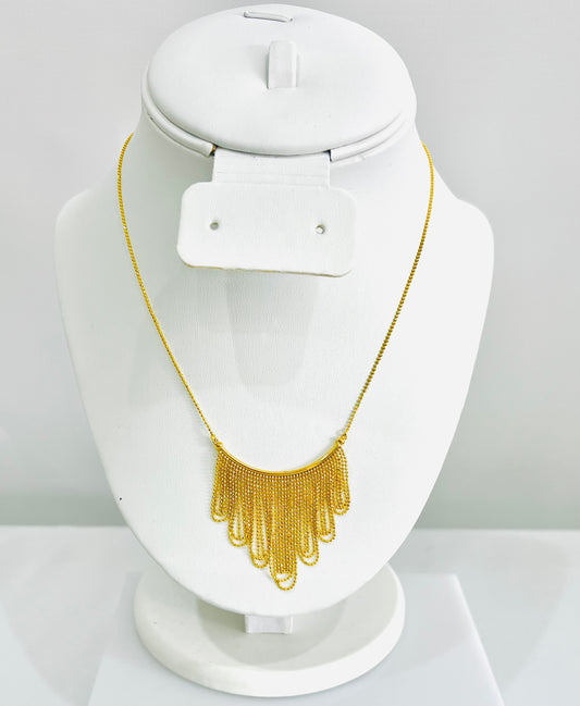 21k Gold Simple Necklace
