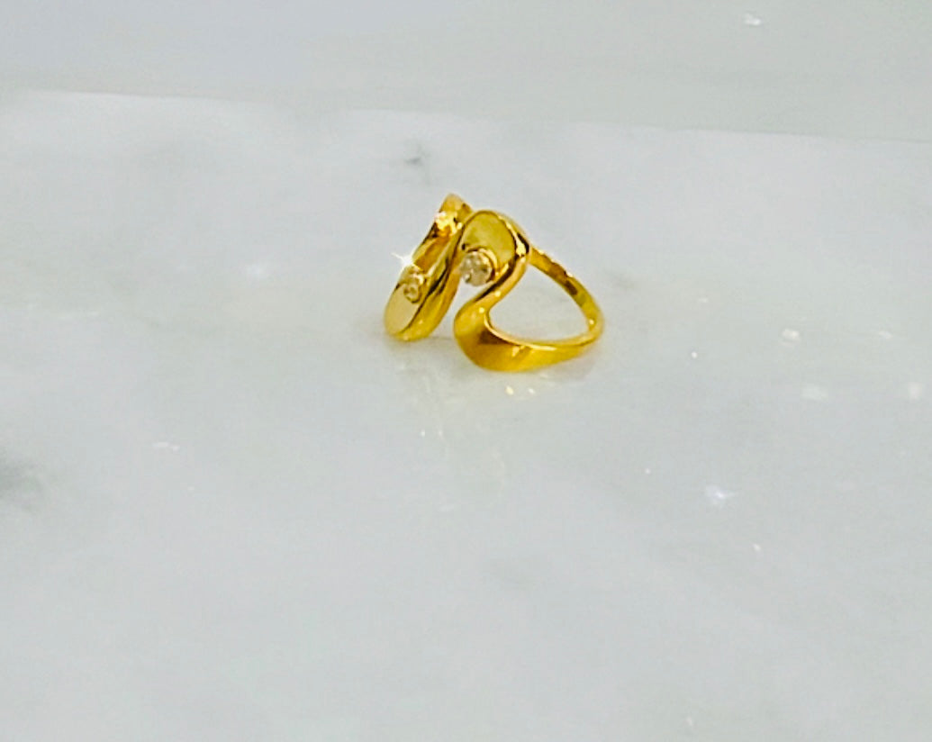 21k Gold Modern Ring