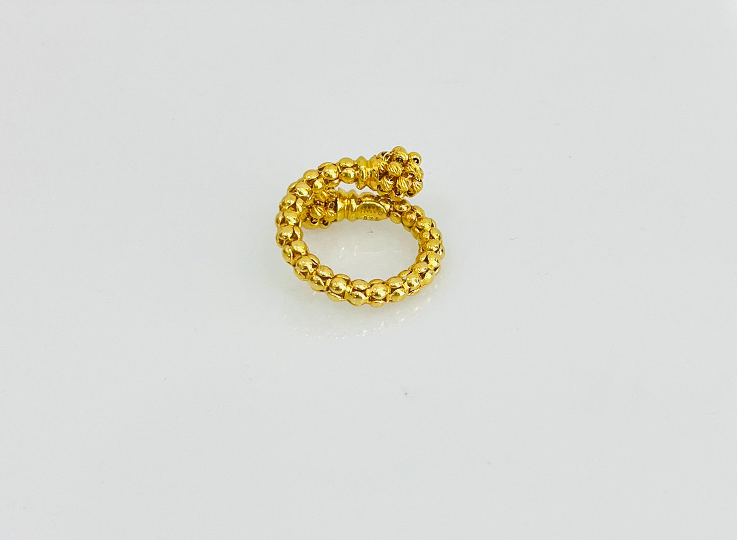 21k Gold Himo Beaded Ring