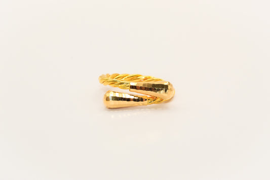 21K Gold Twist Ring