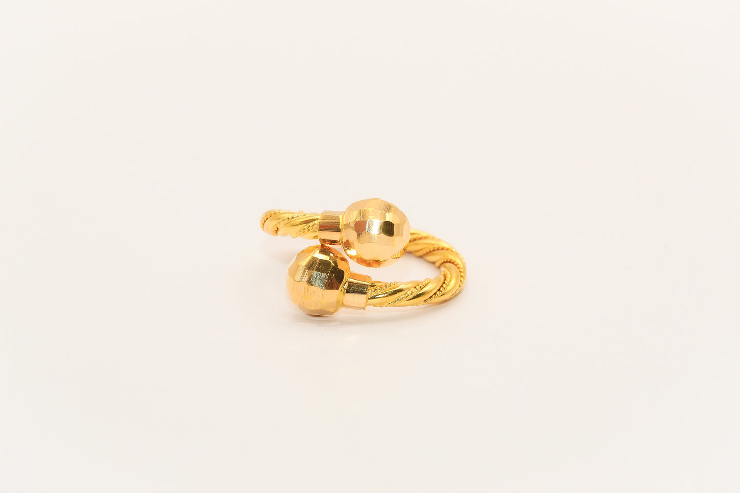 21K Gold Twist Ring