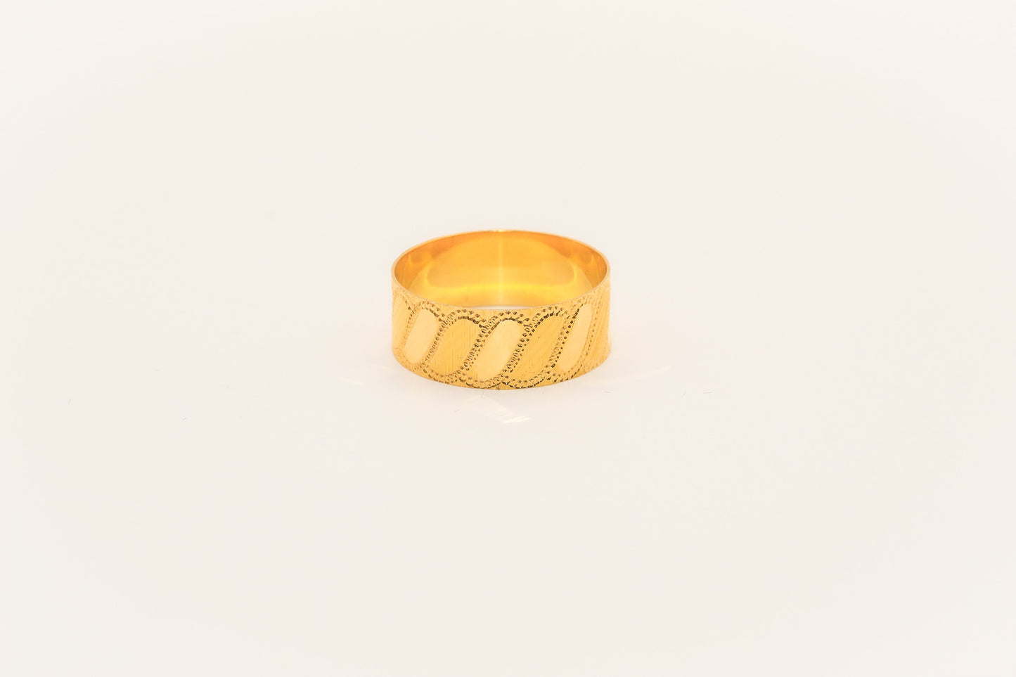 21K Gold Wide Band