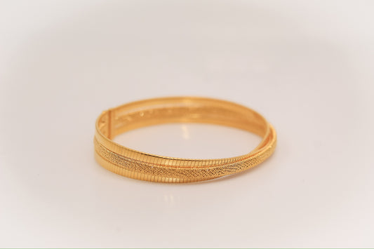 21k Gold Twist Himo Bracelet