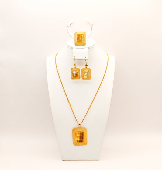 21K Gold Square Set