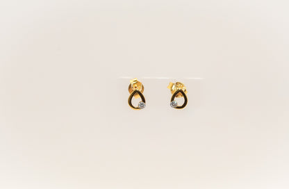 21K Gold Mini Kids Earrings