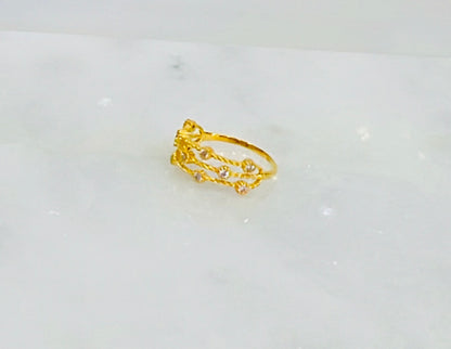 21k Gold stackable Ring