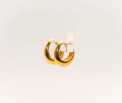 21K Gold Kidd Mini Huggies Earrings