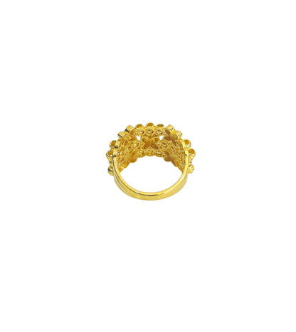 21k Gold XO Ring