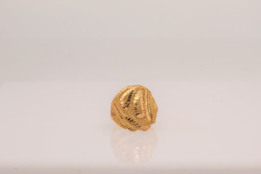 21K Gold Dome Ring