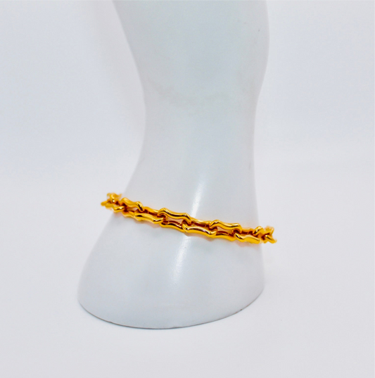 21k Gold Link Bracelet