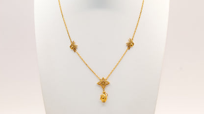 21K Gold Olive Collection Set