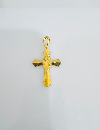 21k Gold Cross Pendant