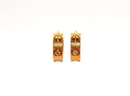 21k gold Hoop earrings