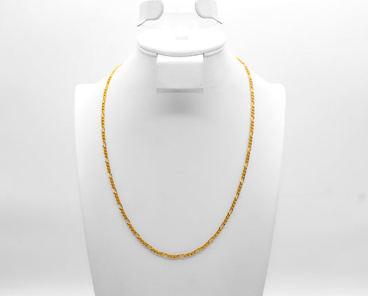 21K Gold Figaro Chain