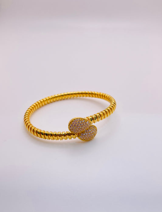 21k Gold Himo Bangle Bracelet