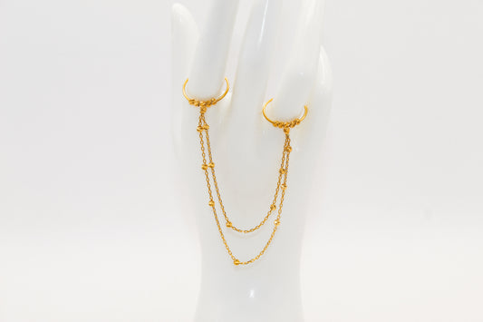21K Gold Double Ring