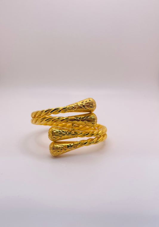 21k Gold Bangle Bracelet