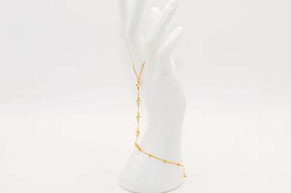 21K Gold Hand Bracelet, 3.2 g, view 3